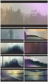 AE通用电子相册视频动画可换图