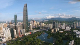 广东深圳特区航拍