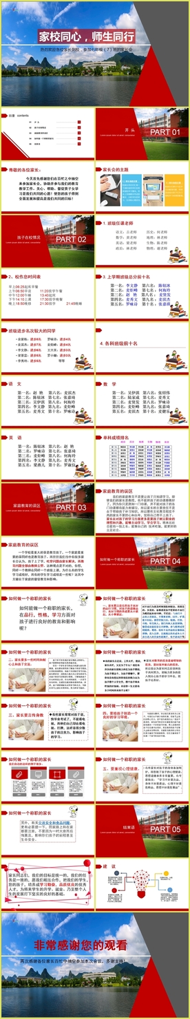 中学生家长会主题教育课件