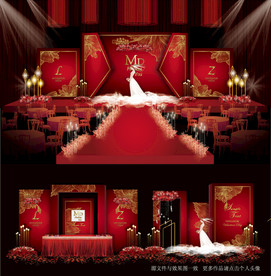 红色系婚礼