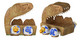 考古乐园-暴龙桌椅