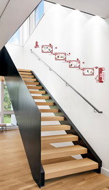 校园楼梯文化墙