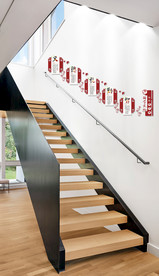 校园楼梯文化墙