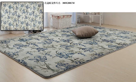 抽象几何地毯 大型北欧蒂塔