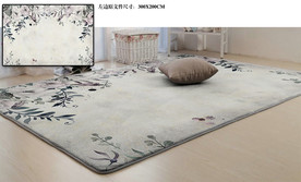 现代地毯 唯美花卉地毯