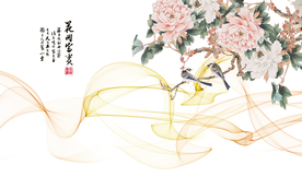 中国风背景墙 客厅背景墙