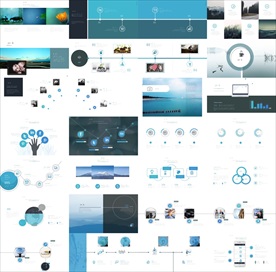 动态简约年终总结通用商务PPT