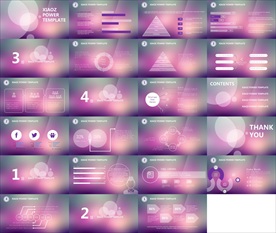 通用简约时尚杂志风PPT模板