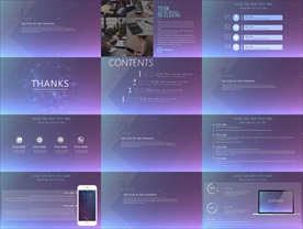 通用简约时尚杂志风PPT模板