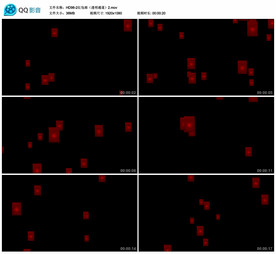 红包雨 视频素材（带透明通道）