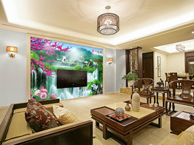 电视背景墙 背景墙 室内背景墙