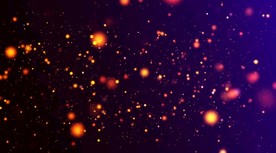 背景循环紫色火花粒子