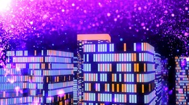 星光动感街道楼房