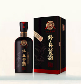 酒包装 含瓶 分层展开图