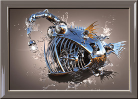 酒店娱乐场所抽象艺术油画背景墙