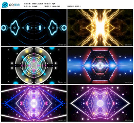 38度6 舞台大屏背景视频成品