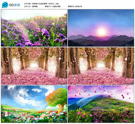 陪我看日出 舞台大屏幕背景视频