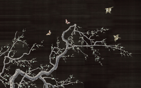 大型中式花鸟壁纸