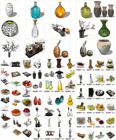 家居装饰用品模型