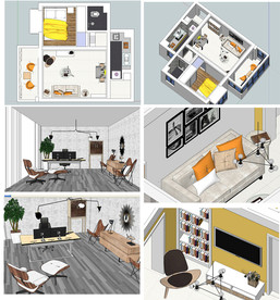 公寓装饰设计模型