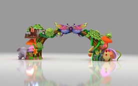 植物门头  游乐园门头