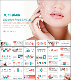 医疗整形美容ppt模板
