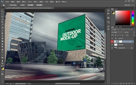 广告牌样机广告户外广告