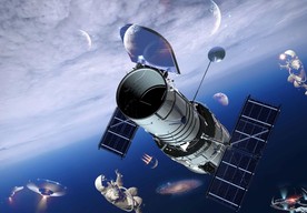 星球与宇宙外太空吊顶背景墙壁画