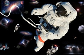 星球与宇宙外太空吊顶背景墙壁画