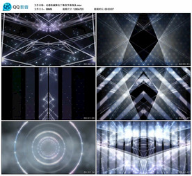 动感机械舞拉丁舞 舞台背景视频