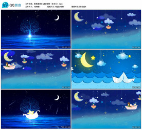 桑塔露琪亚 舞台背景视频成品