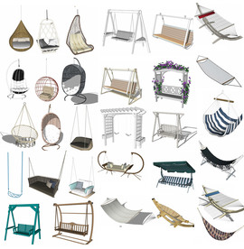 户外吊椅模型