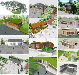 公共厕所卫生间模型