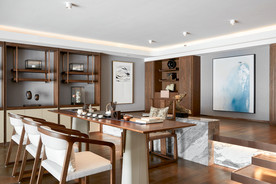 现代红木家具中式题字饮茶书房