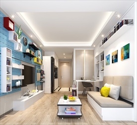 公寓模型效果图