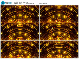 金色粒子颁奖典礼 舞台视频素材