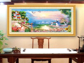 电视背景墙 装饰画 背景墙