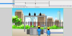 变电站电弧伤人动画45秒