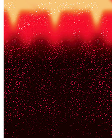 红色渐变点点运动服