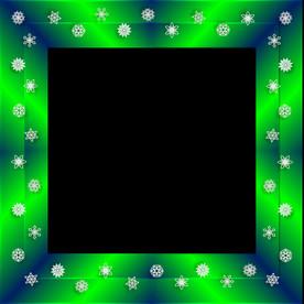 绿色边框相框