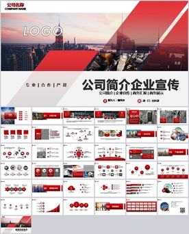 大气公司简介企业宣传PPT