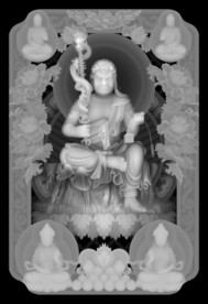 不动冥王灰度图