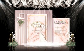 粉色大理石婚礼