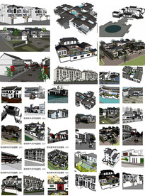 徽派别墅设计模型