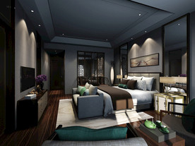 新中式卧室 混搭