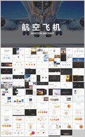 航空客运物流运输航空飞机PPT