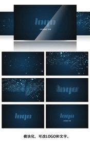 钻石汇聚logo演绎