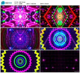 炫酷动感热舞 舞台大屏背景视频