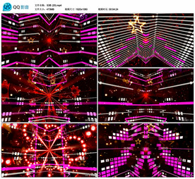 炫酷动感热舞 舞台大屏背景视频