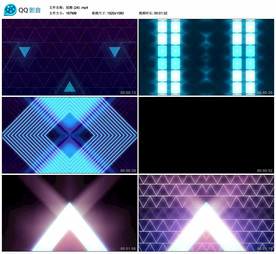 炫酷动感热舞 舞台大屏背景视频